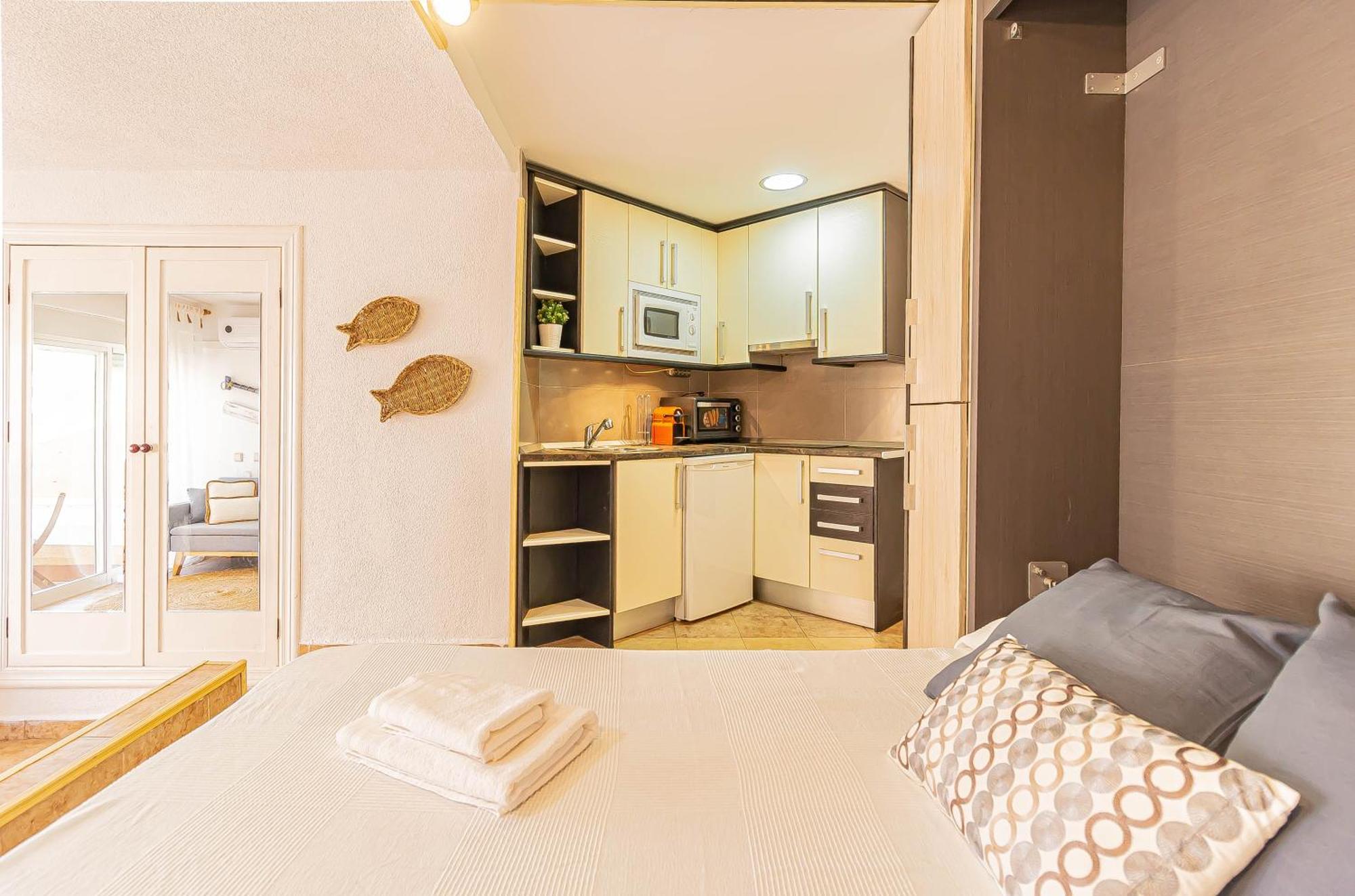 La Pecera - La Manga Del Mar Menor - Edificio Monaco - Kilometro 7 - Cama Plegable Y Sofa-Cama 아파트 외부 사진