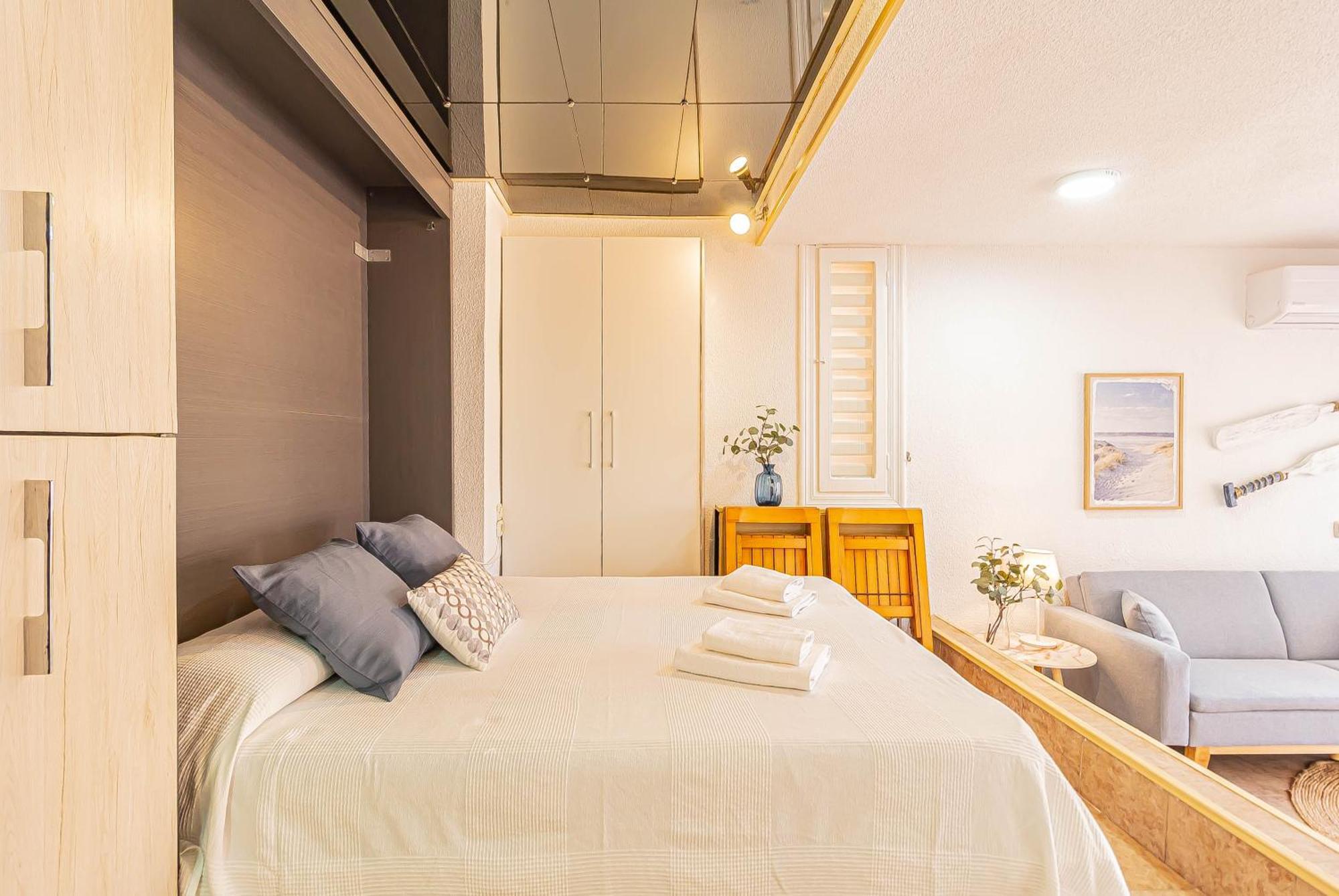 La Pecera - La Manga Del Mar Menor - Edificio Monaco - Kilometro 7 - Cama Plegable Y Sofa-Cama 아파트 외부 사진