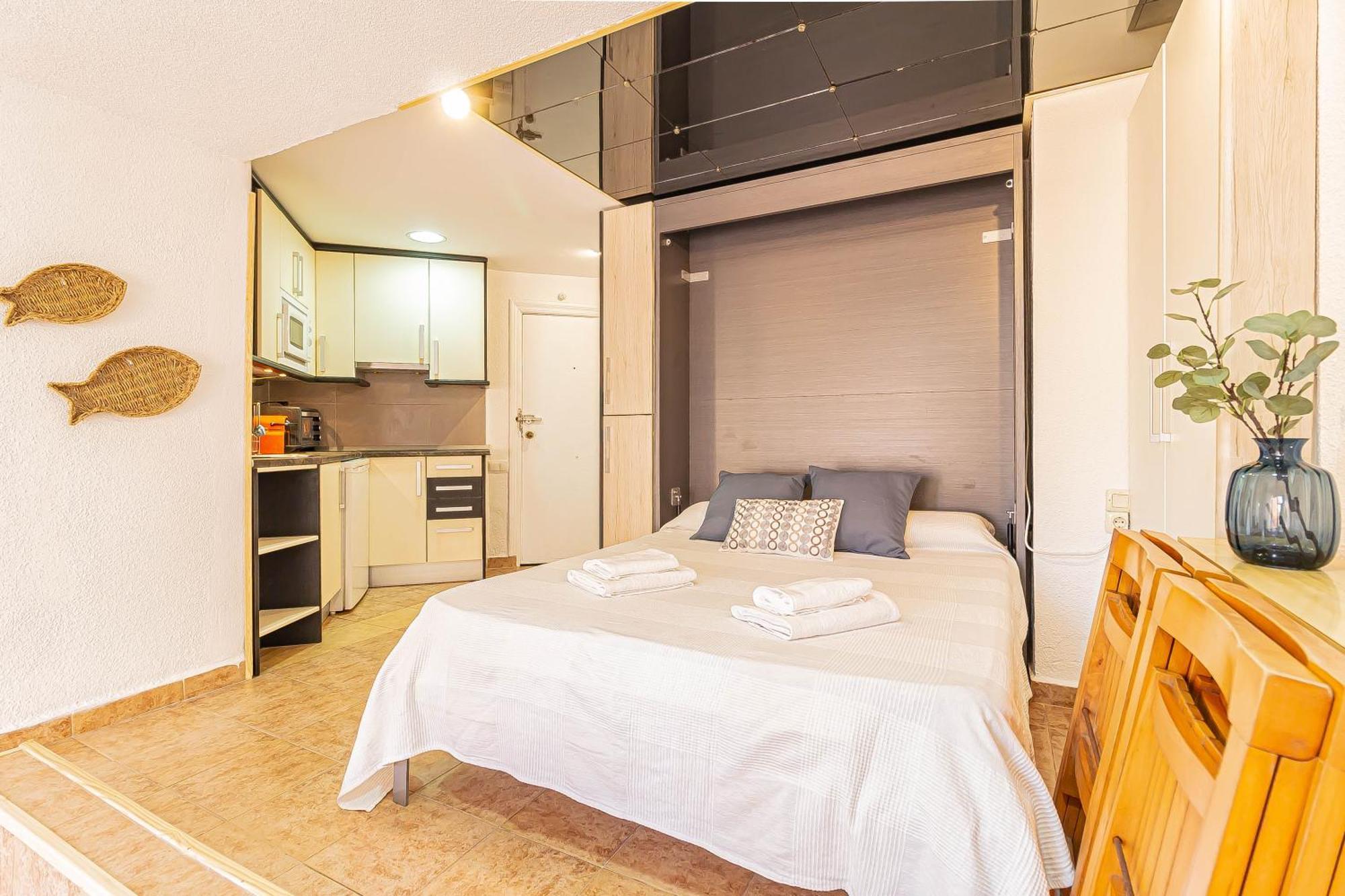 La Pecera - La Manga Del Mar Menor - Edificio Monaco - Kilometro 7 - Cama Plegable Y Sofa-Cama 아파트 외부 사진