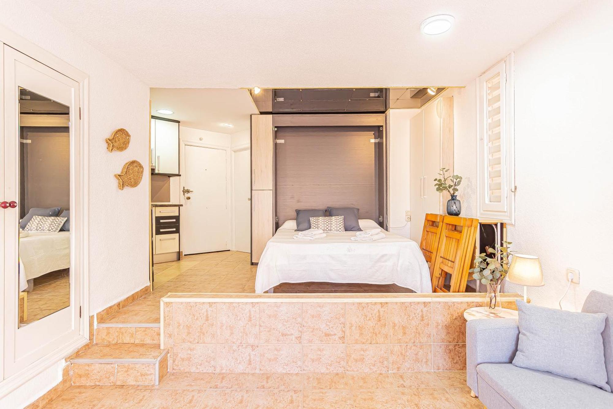 La Pecera - La Manga Del Mar Menor - Edificio Monaco - Kilometro 7 - Cama Plegable Y Sofa-Cama 아파트 외부 사진